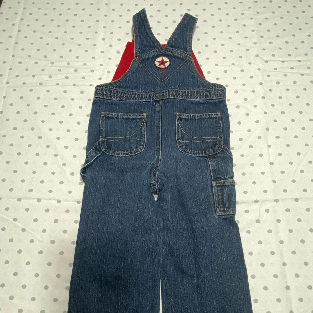 Gymboree Vintage Overalls Boys 2T  Blue Denim‎ Toddler